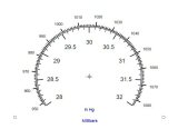 Dual-scale barometer